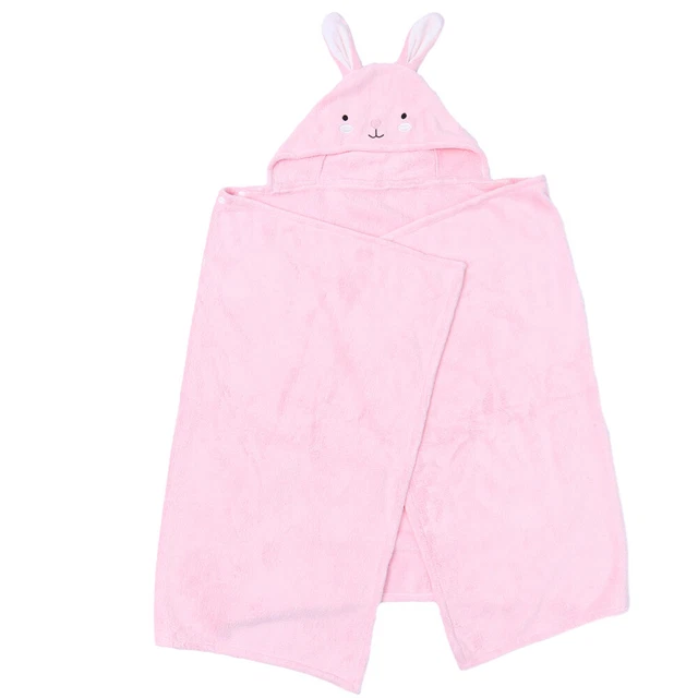 Asciugamano da bagno con cappuccio coniglio bambini coperta animale cartone animato assorbe acqua