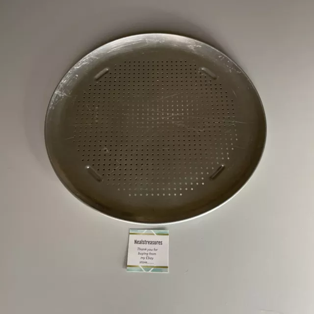 VTG REMA BAKEWARE Pizza Pan 16 Round Perforated Aluminum Vented Holes Lot  of 2 $43.99 - PicClick
