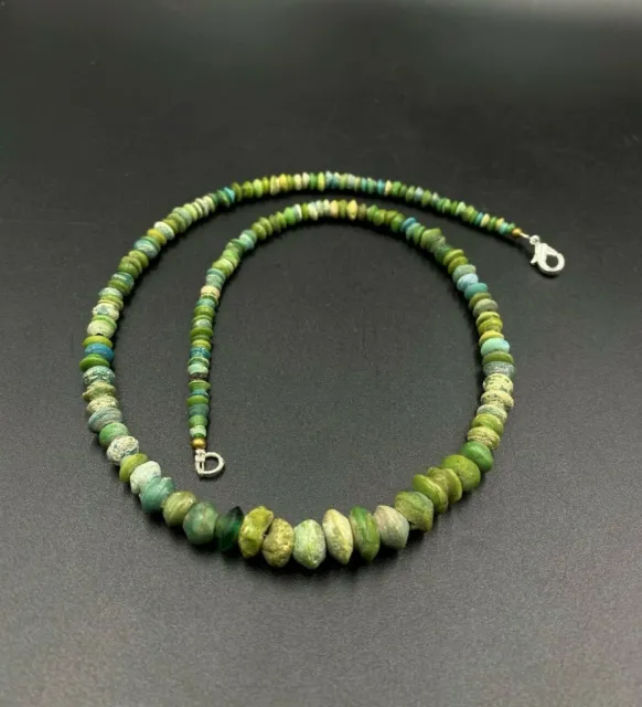 Old Jewelry Trade Cultural Gabri Beads Of Glass From Ancient Roma Times