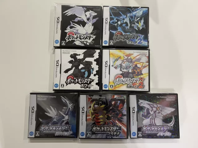 Pokemon Black 1 2 White 1 2 Platinum Diamond Pearl Nintendo DS Japanese NDS