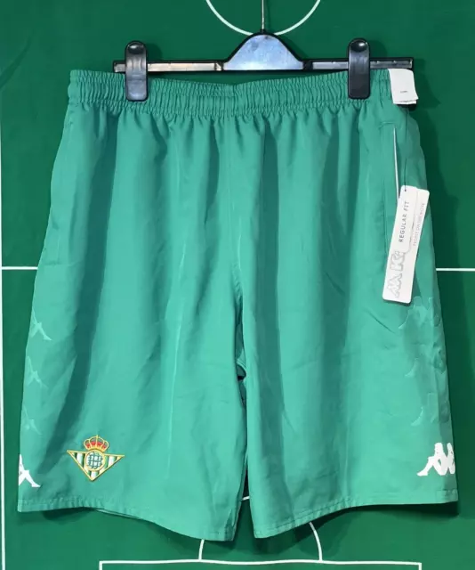 Real Betis - Football  Shorts -  Green   (Xl) - Bnwt