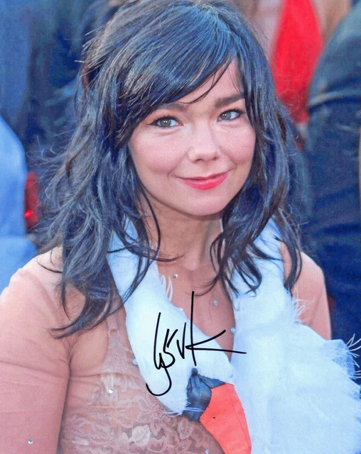 10x8 Photo Personally Autographed by Bjork & COA