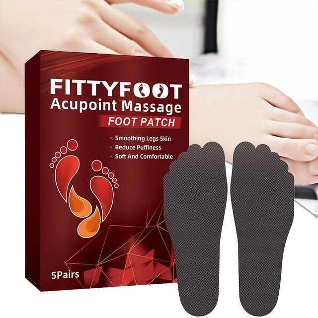 5pairs Fittyfoot Acupoint Massage Foot Patch Varicose Veins Spider Veins D 2