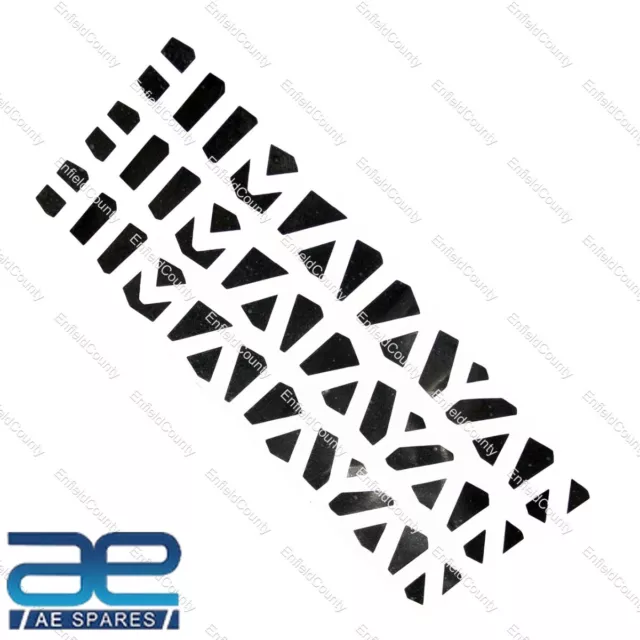 Per royal enfield Himalayan Nero Corpo Adesivo Emblema 3 Unità ECS