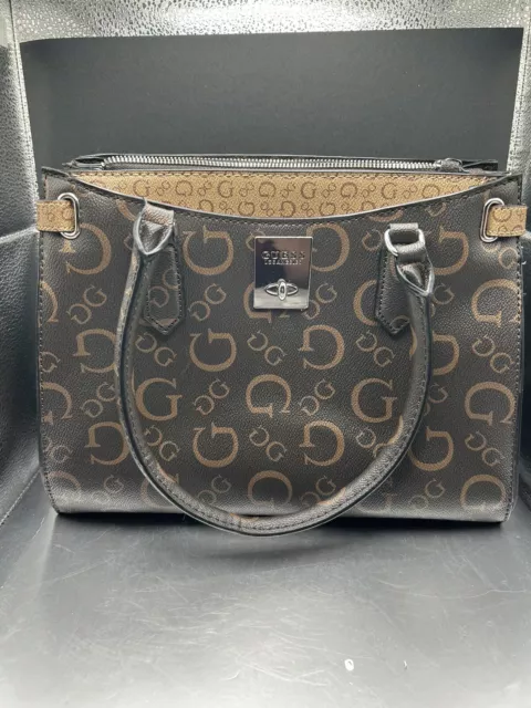 GUESS Hand Bag Purse. Excellent Condition. Brown. G’s Logo