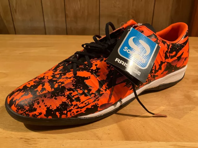 MEN S SONDICO Blaze Tf 94 Orange Black Football Boots Uk Size 12 New 9.99 PicClick UK