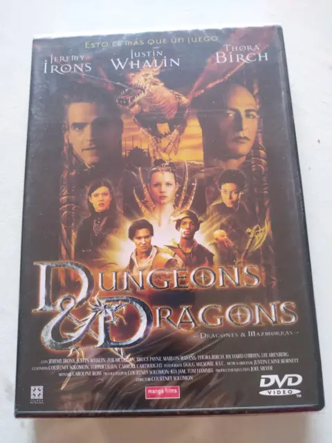 Dungeons & Dragons Jeremy Irons - DVD Region 2 Spanish English New
