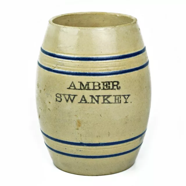 Antique Rare Keystone Pottery Co. 'Amber Swanky' Stoneware Beer Mug