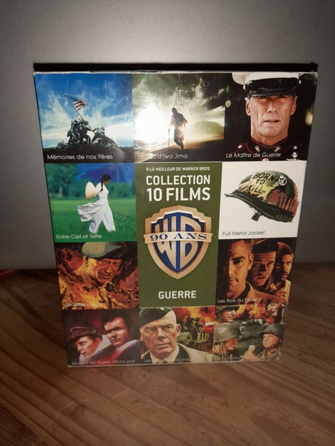 Les FILMS de GUERRE  de la WARNER BROS - Coffret 10 DVD neuf sous blister