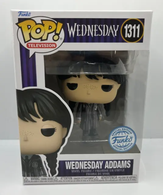 Funko Pop! Television: The Addams Family Wednesday Addams Metallic SE Exclusive