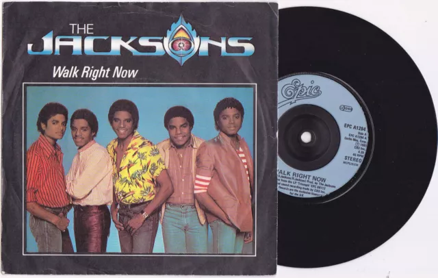 Michael Jackson Jacksons WALK RIGHT NOW Disque 45t 7" Vinyl Single Record 1981