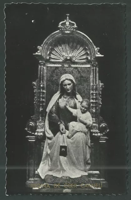 Foto antigua de la Virgen del Carmen andachtsbild santino holy card santini