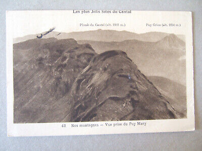 Cpa (15) Nos Montagnes. Vue Prise Du Puy Mary. Plomb Du Cantal. Puy Griou Cantal