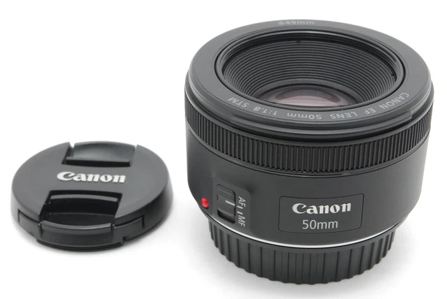 [TOP MINT] CANON EF LENS 50mm F1.8 STM Prime Portrait Digital Camera ...