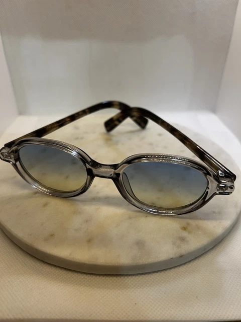 Lunettes De Soleil Style Panto – Monture Noire, Verres Teintés Verts – Homme – GL BOUTIK