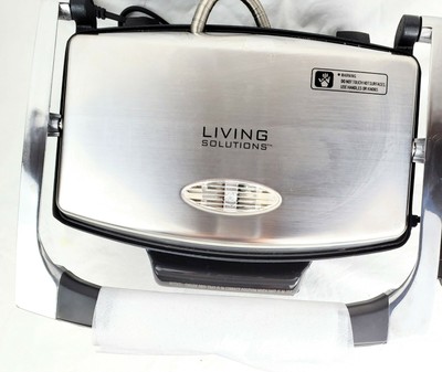 living solutions grill and panini press