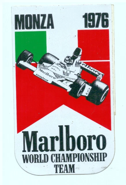Autocollant Sticker Grand Prix De Monaco 1996 - F1 Formule 1 Marlboro Action