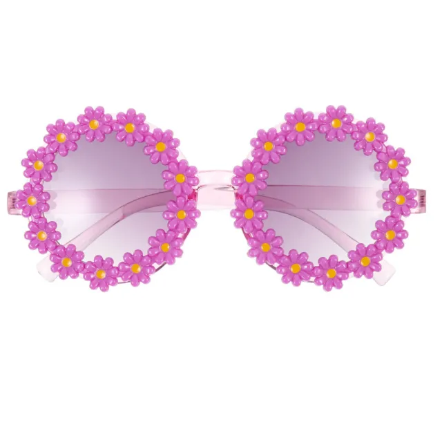 Occhiali da sole festa margherita occhiali floreali da spiaggia uomo montatura regalo
