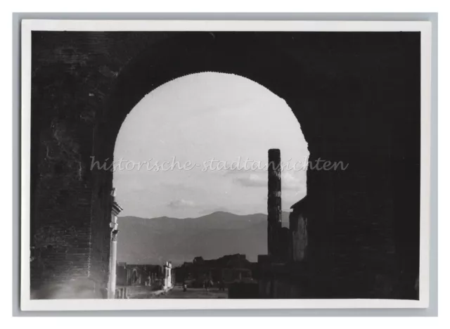 Pompeji / Italien 1956 - Ruinen VI - Altes Foto 1950er