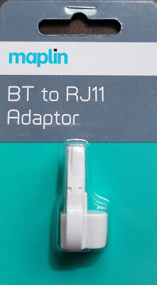 BT431A to1 x RJ11 Spina Telefono Adattatore ADSL-Connetti Cavo ADSL alla linea telefonica 