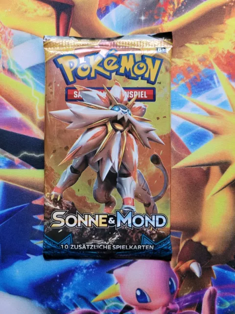 Pokemon Karten Boosterpack Sonne&Mond Basis Base Set Solgaleo OVP Deutsch