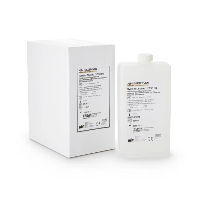 Reagent Diluent Ace System Diluent 3 X 750 mL, SA1021