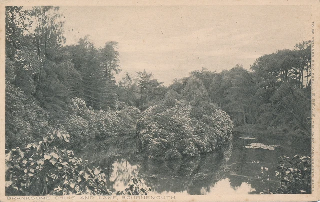 PC60167 Branksome Chine and Lake. Bournemouth. J. E. Beale. 1923