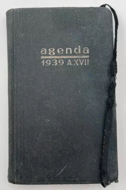 agendina tascabile 1939