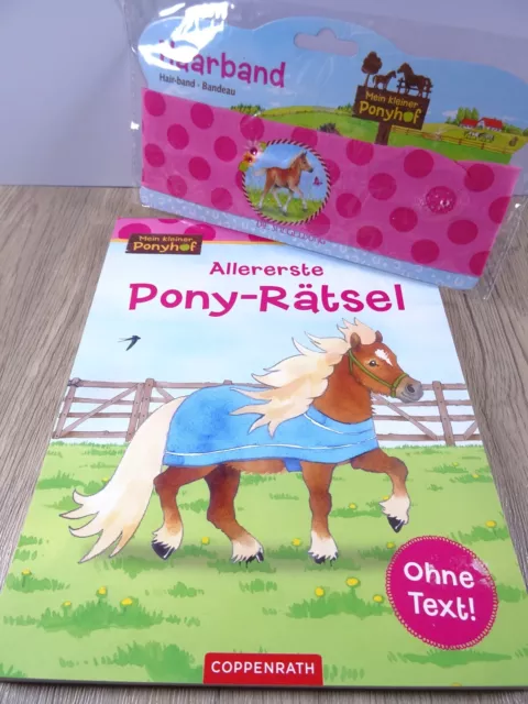 Allererste Pony-Rätsel Vorschule Stirnband Mein kleiner Ponyhof Coppenrat (9090)