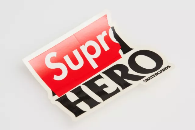 Supreme hero sticker hotsell