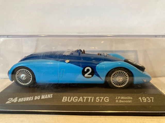 BUGATTI 57G 1937 – Modèle Réduit 1/43ème – 24h Du Mans N°13 – IXO Neuf En Boîte
