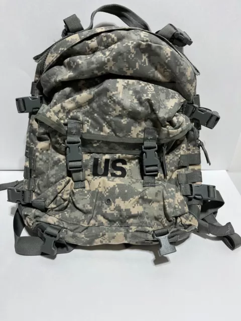 Us Military Molle Ii Patrol Assault Pack W/ Stiffener  3 Day Backpack |Acu