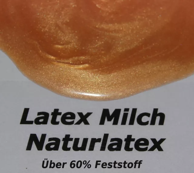 500ml Flüssiglatex KUPFER Ammoniakfrei Latex Metall Metallic Rubber 1L=23,98€