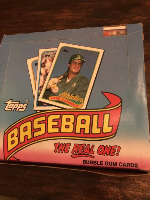 1987 Topps MLB Baseball 'The Real One' Bubble Gum Cards Box 24 Sealed Packs