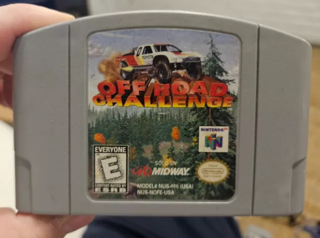 Off-Road Challenge (Nintendo 64, 1998) N64 Authentic Game Cartridge Only, Testre