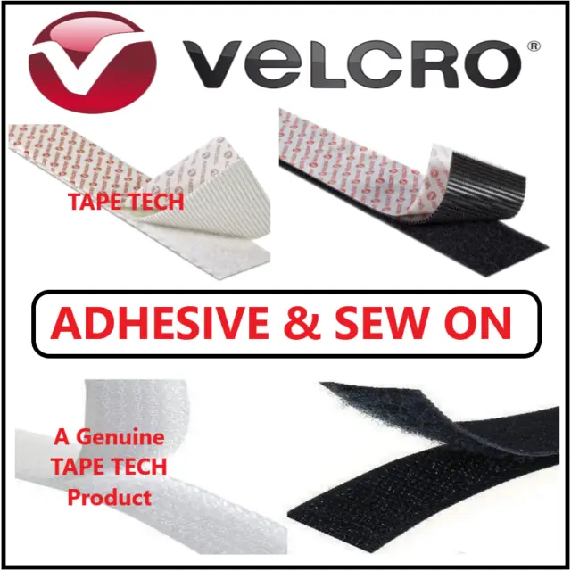 VELCRO® Brand PS14 Self Adhesive Tape Hook & Loop Sticky Back Strong