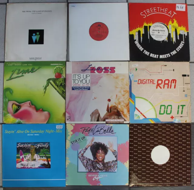 AK302) Sammlung 80er Jahre, 72x Maxi's, Disco, Electronic, Italo, Funk