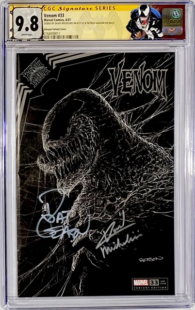 Venom #33 CGC SS 9.8 2 x Signed Pat Gleason David Michelinie NM/MT RARE