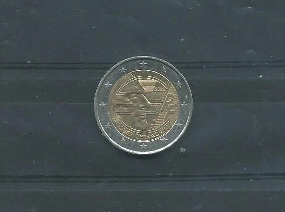 PIECE DE 2 Euros 2022 Jacques Chirac EUR 12,00 - PicClick FR