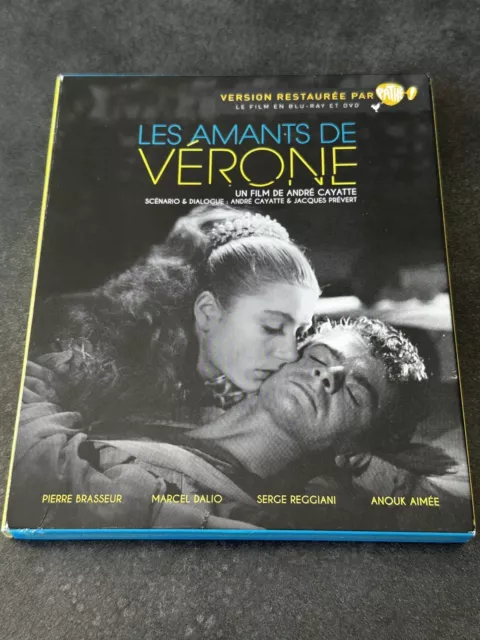 Les Amants De Verone Bluray + Dvd Pierre Brasseur Serge Reggiani Anouk Aimee