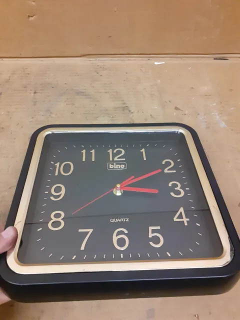 Orologio Vintage Bino Lorenz Design Parete Modernariato Wall Clock