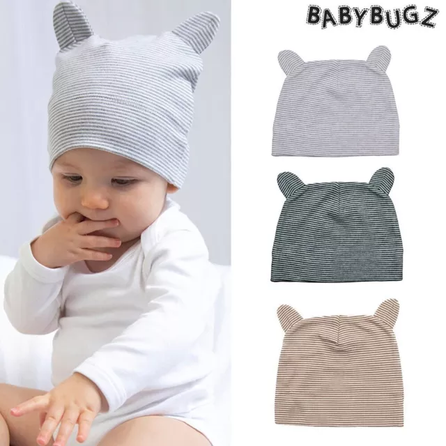 Babybugz Hutchen Mit Ohren BZ51 - Karikatur Kostum Babymutze