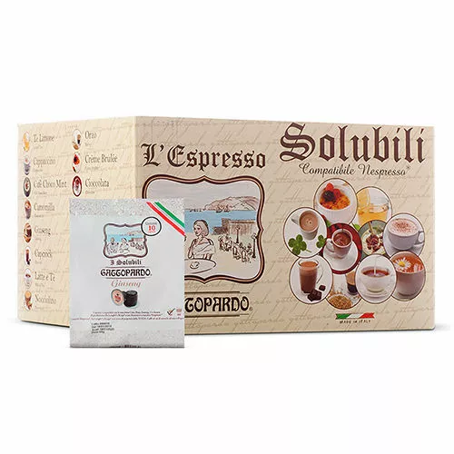 80 Capsule Cialde Compatibili Nespresso GINSENG Toda Gattopardo 3