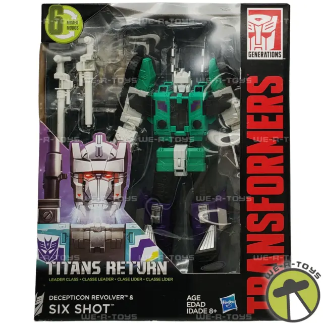 Transformers Titans Return Decepticon Revolver & Six Shot 2016 Hasbro C0286 NRFB