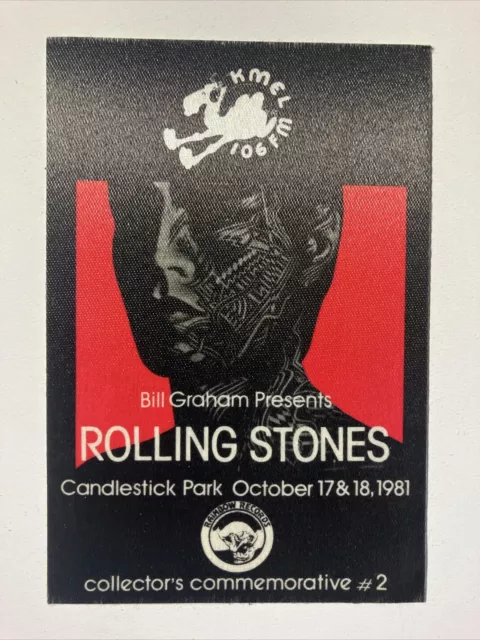 1981 Rolling Stones Candlestick Park Rainbow Records Collectors Commemorative #2