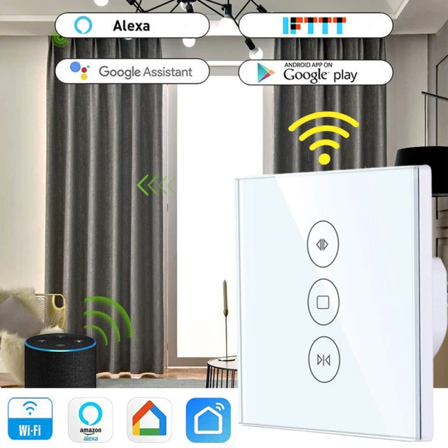 Interruttore WiFi Smart Touch Life Per Scaldabagno | Timer E Controllo Vocale | 40A 8000W | Bianco
