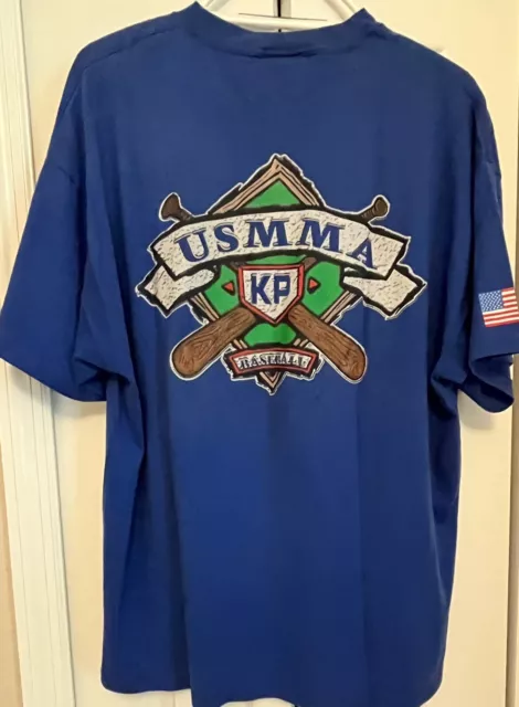 2004 U.S.Merchant Marine Academy Baseball XL T-Shirt Blue Mint