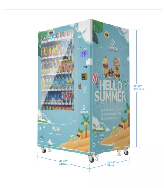 Warenautomat -  Snackautomat - Getränkeautomat NEU mit Touch-Screen und Kühlung