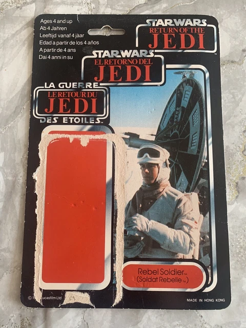STAR WARS VINTAGE Cardback Trilogo Rebel Soldier Meccano EUR 20,00 ...