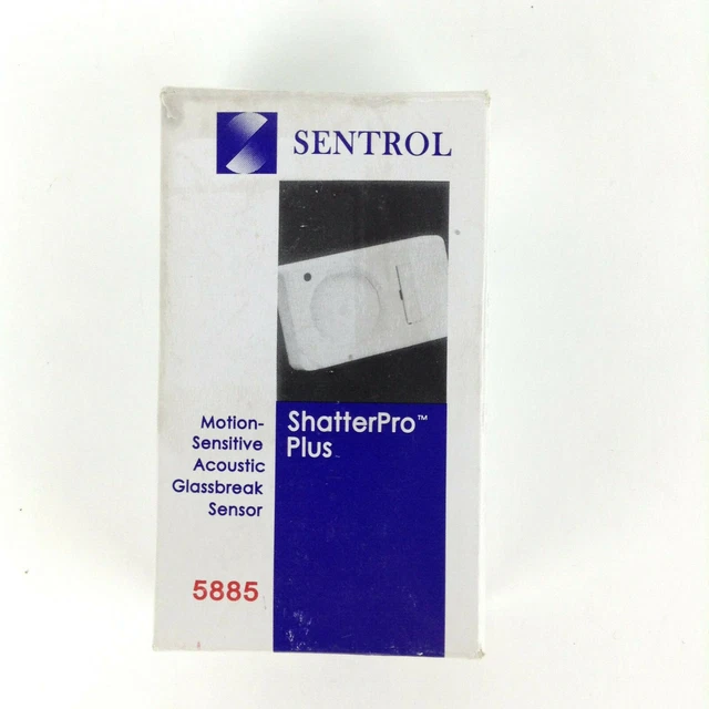 SENTROL SHATTERPRO PLUS Glassbreak Sensor Motion Sensitive Acoustic GE
